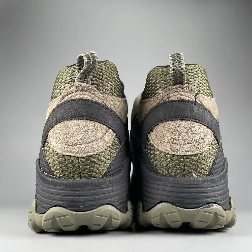 Merrell Moab 2 Men's Size 14 Earth Green Suede Mid Waterproof Hiking Boots Shoes